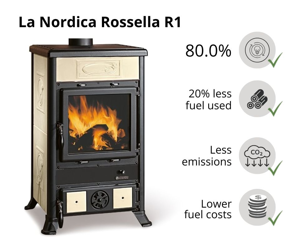 Italian wood burning stove